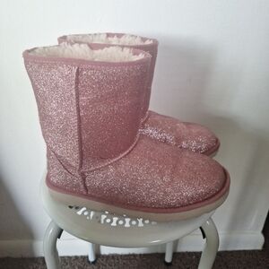 UGG Glittery Pink Boots